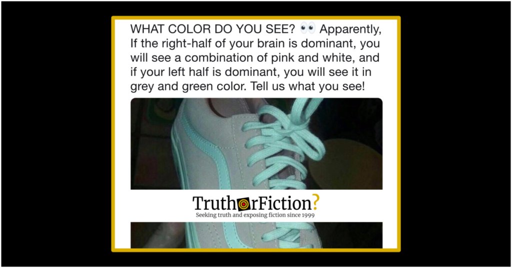 Do the Colors You See in a Photograph Reveal Left or Right